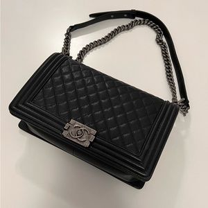 Authentic Chanel Boy Bag